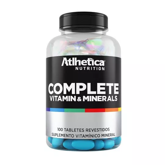 Complete Vitamin & Minerals- 100 Tabletes- Atlhetica Nutrition