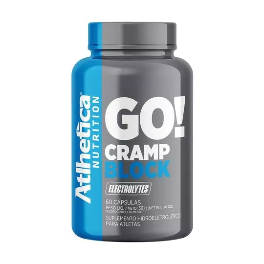 GO! Cramp Block- 60 Cápsulas- Atlhetica Nutrition