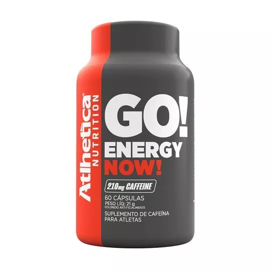 GO! Energy Now®- 60 Cápsulas- Atlhetica Nutrition