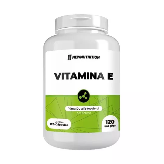 Vitamina E- 120 Cápsulas- New Nutrition