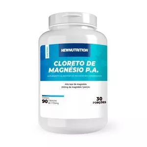 Cloreto De Magnésio P.A<BR>- 90 Cápsulas<BR>- New Nutrition