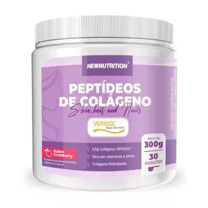 Peptídeos De Colágeno<BR>- Cranberry<BR>- 300g<BR>- New Nutrition