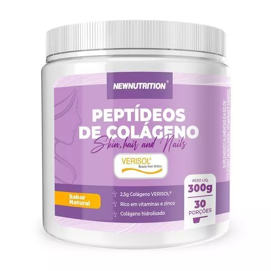 Peptídeos De Colágeno- Natural- 300g- New Nutrition