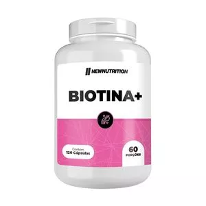 Biotina Plus<BR>- 120 Cápsulas<BR>- New Nutrition