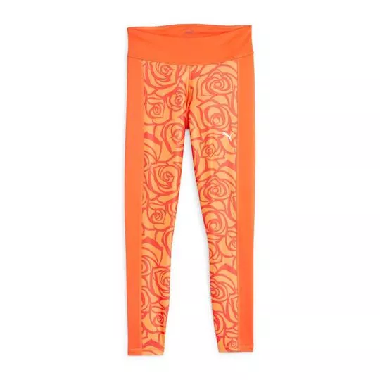 Legging Floral- Laranja