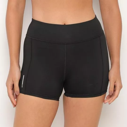 Short Com Recortes- Preto