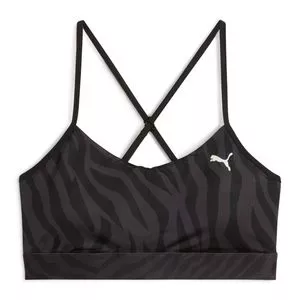 Top Puma® Animal Print<BR>- Preto