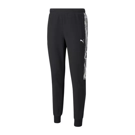 Calça Jogger Puma®- Preta