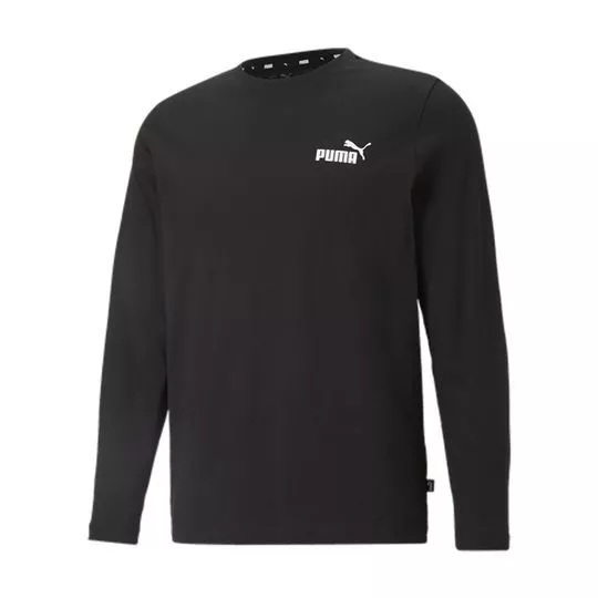 Camiseta Puma®- Preta & Branca