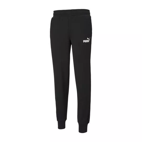 Calça Jogger Com Bolsos- Preta