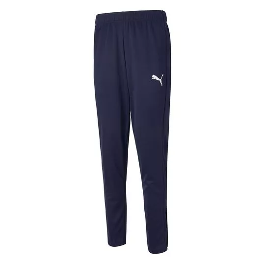 Calça Skinny Puma®- Azul Marinho & Branca