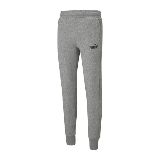 Calça Jogger Com Bolsos- Cinza