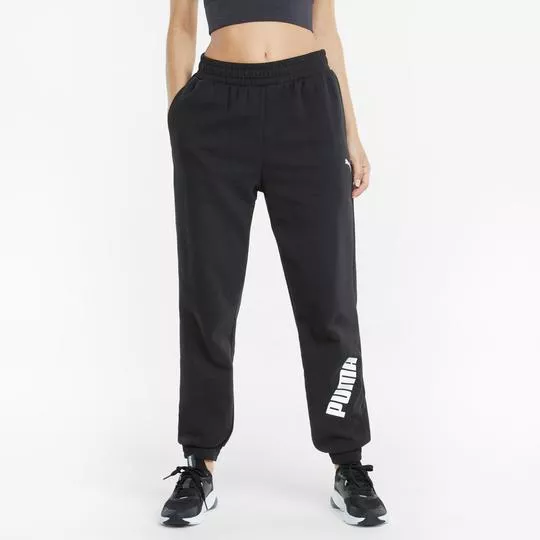 Calça Jogger Puma®- Preta