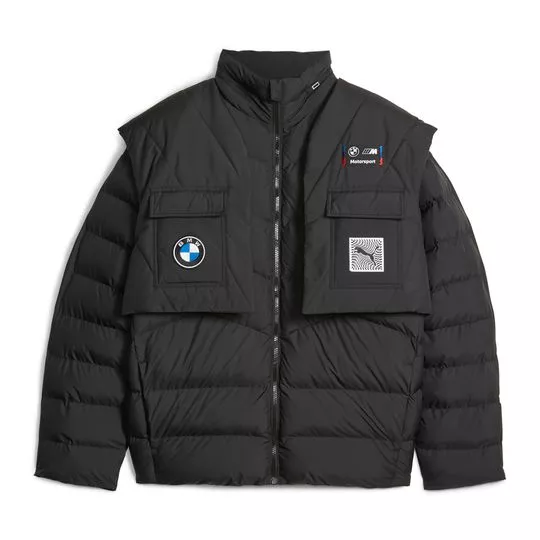 Jaqueta Puffer BMW®- Preta