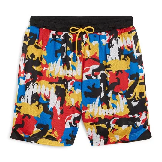 Short Winners Circle Puma®- Azul & Amarelo