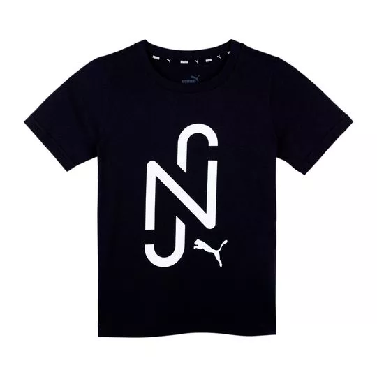 Camiseta Neymar Jr®- Preta & Branca