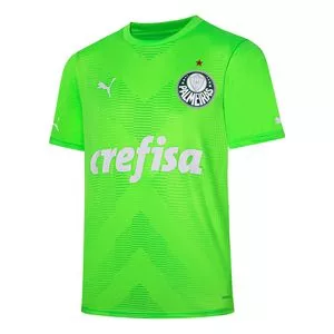 Camiseta Palmeiras®<BR>- Verde & Off White