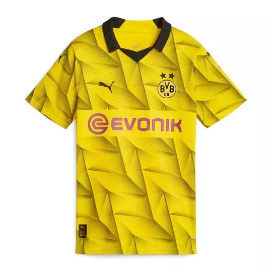 Camiseta Borussia Dortmund®- Amarela & Preta