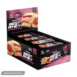 Best Whey® Bar Protein<br /> - Cheesecake De Morango<br /> - 12 Unidades<br /> - Atlhetica Nutrition