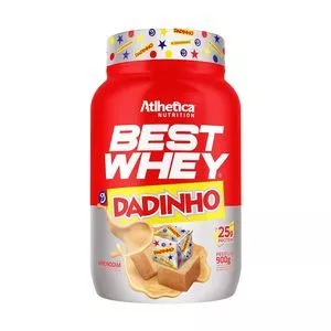 Best Whey Dadinho<BR>- Amendoim<BR>- 900g<BR>- Athletica Nutrition