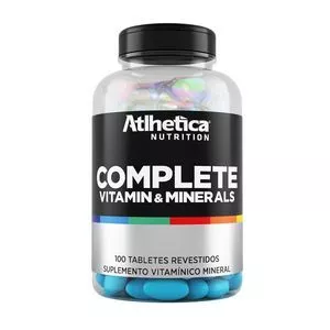 Complete Vitamin & Minerals<BR>- 100 Tabletes<BR>- Athletica Nutrition