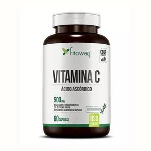 Vitamina C 500mg<BR>- 60 Cápsulas<BR>- Fitoway