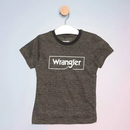 Camiseta Wrangler®- Verde & Preta