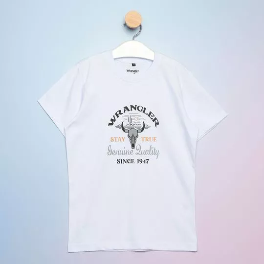 Camiseta Com Inscrições- Branca & Preta