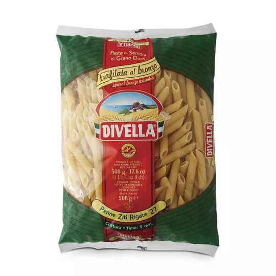 Penne Ziti Rigate 27 Divella - 500g - La Pastina