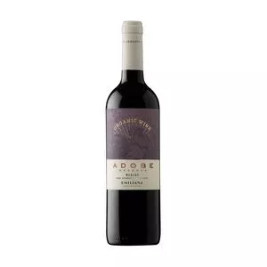 Vinho Emiliana Adobe Tinto<BR>- Merlot<BR>- Chile, Valle De Rapel<BR>- 750ml<BR>- La Pastina