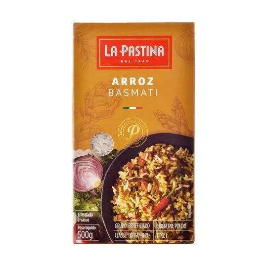 Arroz Basmati- 500g- La Pastina