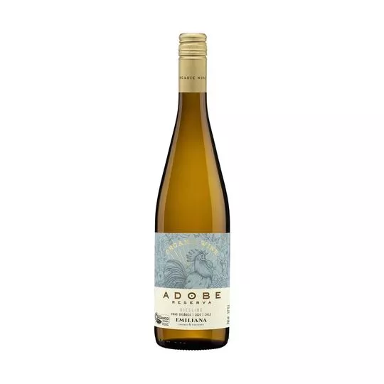 Vinho Adobe Reserva Branco- Riesling- Chile- Valle del Bío Bío- 750ml- La Pastina