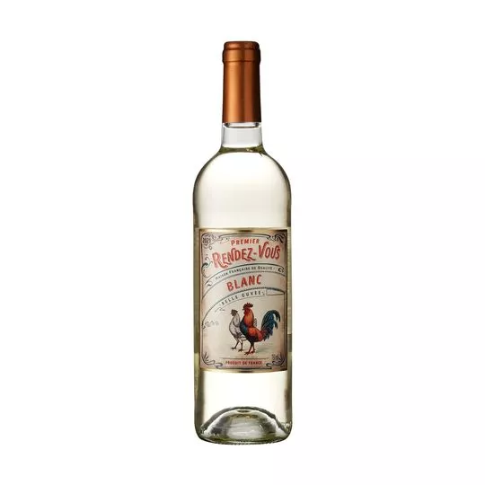 Vinho Premier Rendez-Vous Branco- Sauvignon Blanc, Colombard & Gros Manseng- França, Sud-Ouest- 750ml- Premier Rendez-Vous