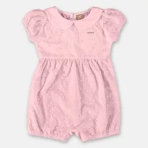 Macaquinho Em Laise<BR>- Rosa Claro<BR>- Up Baby<BR>- Up Baby & Up Kids