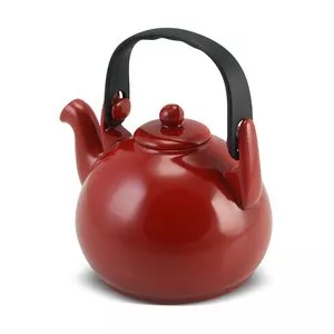 Chaleira Colonial<BR>- Vermelha & Preta<BR>- 700ml<BR>- Ceraflame