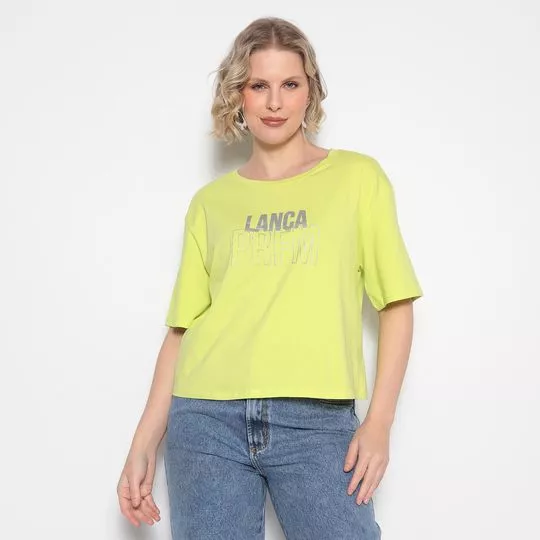 Camiseta Lança Perfume®- Verde Limão- Lança Perfume