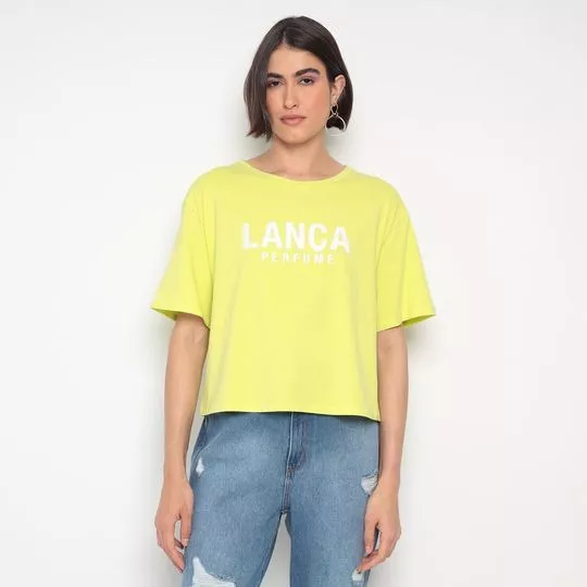 Camiseta Lança Perfume®- Verde Limão- Lança Perfume