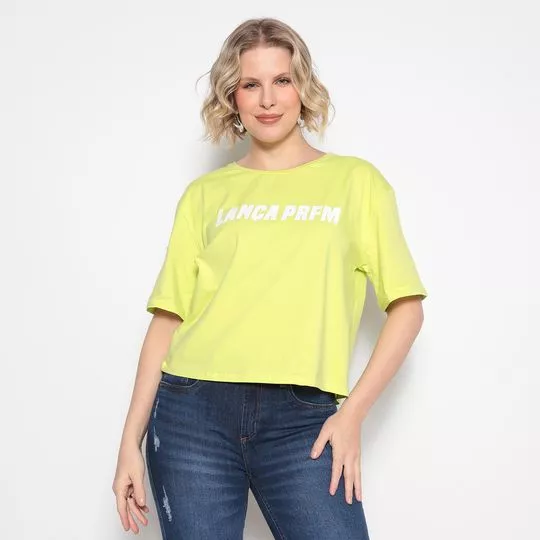 Camiseta Lança Perfume®- Verde Limão- Lança Perfume