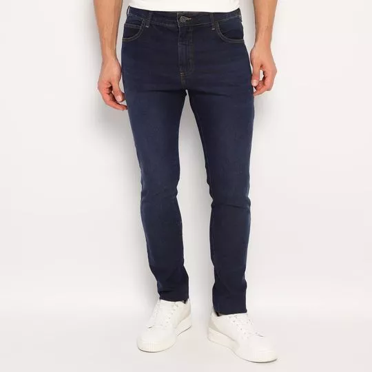 Calça Jeans Felipe® Skinny- Azul Escuro