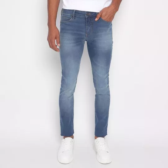 Calça Jeans Skinny Felipe®- Azul