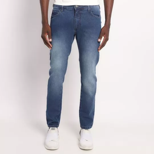 Calça Jeans Felipe Skinny- Azul