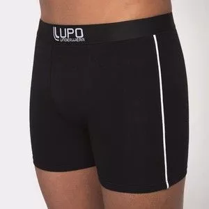 Cueca Boxer Lupo®<BR>- Preta