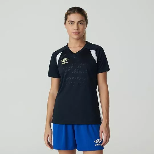 Blusa Umbro®- Preta & Branca