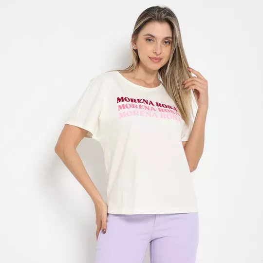 Blusa Morena Rosa®- Branca- Morena Rosa