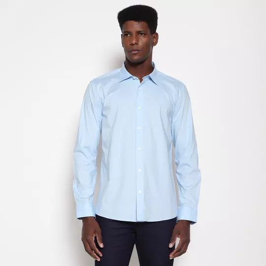 Camisa Lisa- Azul Claro- Iódice