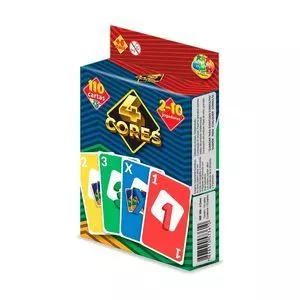 Jogo De Cartas<BR>- 110 Cartas<BR>- GGB Plast