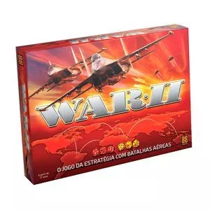 Jogo De Tabuleiro War II<BR>- Vermelho Escuro & Amarelo<BR>- 18Pçs<BR>- Grow