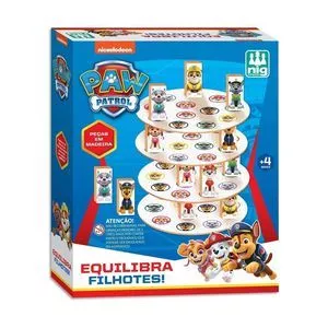 Jogo Equilibra Filhotes Patrulha Canina<BR>- 38Pçs<BR>- Nig Brinquedos