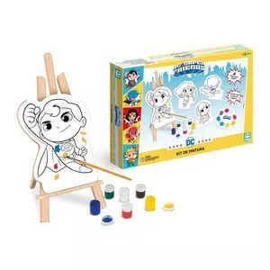 Brinquedo Para Colorir DC® Super Friends<BR>- 12Pçs<BR>- Nig Brinquedos<BR>-