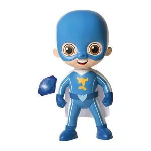 Boneco Aventureiros Super Foca<BR>- Azul<BR>- Baby Brink